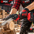 Akumuliatorinis grandininis pjūklas OPEX TOOLS su 2 akumuliatoriais, įkrovikliu ir lagaminu (OPX28026, 6", 21V)