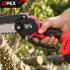 Akumuliatorinis grandininis pjūklas OPEX TOOLS su 2 akumuliatoriais, įkrovikliu ir lagaminu (OPX28026, 6", 21V)