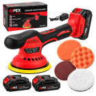 Akumuliatorinė automobilinė poliravimo mašinėlė su priedais, OPEX TOOLS OPX28031, 150 mm