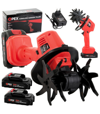 Akumuliatorinis kultivatorius OPEX TOOLS, OPX28030, 21V, 127 mm