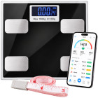 Elektroninės analitinės vonios svarstyklės su Bluetooth ir programėle, 180 kg