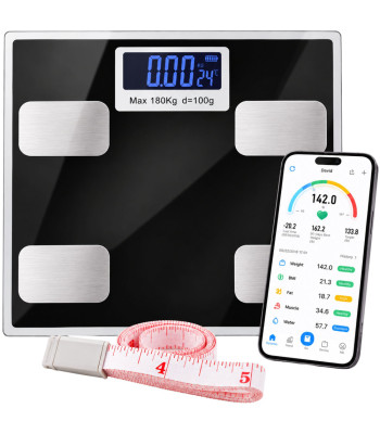 Elektroninės analitinės vonios svarstyklės su Bluetooth ir programėle, 180 kg