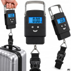 Elektroninės kablinės bagažo ir žvejybinės svarstyklės su LCD, TARE ir LOCK, 50 kg, 10 g