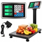 Elektroninės platforminės prekybinės svarstyklės su taros funkcija, 200 kg