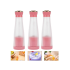 Nešiojamas belaidis USB kokteilių trintuvas, rožinis, 400 ml, 25 cm