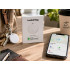 Bluetooth daiktų lokatorius „FindMy“ programėlei, baltas, 3 cm