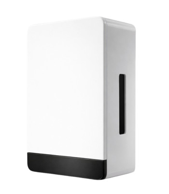 Laidinis elektrinis durų gongas „Bim-bam“, 230 V, 80 dB, baltas, 12x7x4 cm