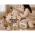 Didelė mamos rankinė „Mommy Bag“ – 3 dalių rinkinys su kosmetine ir organizatoriumi, 57 × 23 × 34 cm