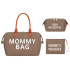 Krepšys mamai Mommy Bag su kosmetine ir skyreliais, 3 dalių rinkinys, didelis