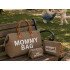 Krepšys mamai Mommy Bag su kosmetine ir skyreliais, 3 dalių rinkinys, didelis