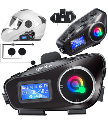 Motociklo Bluetooth interkomas su konferencinio ryšio funkcija Q58MAX