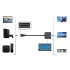 HDMI į VGA adapteris su kabeliu, juodas (06328)