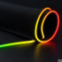 Žaidimų kilimėlis su RGB apšvietimu, USB jungtimi, XXL, 90 × 40 cm