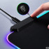 Žaidimų kilimėlis su RGB apšvietimu, USB jungtimi, XXL, 90 × 40 cm