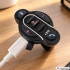Belaidis „Bluetooth“ pultelis motociklo interkomui ant vairo, IPX6, DX1, 5,5 × 3,5 × 3 cm