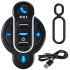 Belaidis „Bluetooth“ pultelis motociklo interkomui ant vairo, IPX6, DX1, 5,5 × 3,5 × 3 cm