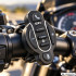 Belaidis „Bluetooth“ pultelis motociklo interkomui ant vairo, IPX6, DX1, 5,5 × 3,5 × 3 cm