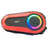 Motociklo šalmo interkomas su mikrofonu, Bluetooth, RGB apšvietimu ir USB-C, Q08 2X