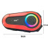Motociklo šalmo interkomas su mikrofonu, Bluetooth, RGB apšvietimu ir USB-C, Q08 2X