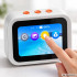 Išmanusis AI laikrodis su jutikliniu ekranu, balso asistentu ir Bluetooth garsiakalbiu, 11,5 × 8 × 7 cm