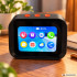 Išmanusis AI stalo laikrodis su jutikliniu ekranu, balso asistentu, Bluetooth ir LED apšvietimu