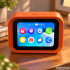 Išmanusis AI stalo laikrodis su jutikliniu ekranu, Bluetooth ir garsiakalbiu, oranžinis, 11,5 × 8 × 7 cm, 27954_P