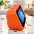 Išmanusis AI stalo laikrodis su jutikliniu ekranu, Bluetooth ir garsiakalbiu, oranžinis, 11,5 × 8 × 7 cm, 27954_P