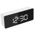 Daugiafunkcis LED žadintuvas su termometru, veidrodiniu ekranu ir datos rodymu, 4 viename, 14 × 6 × 3,5 cm