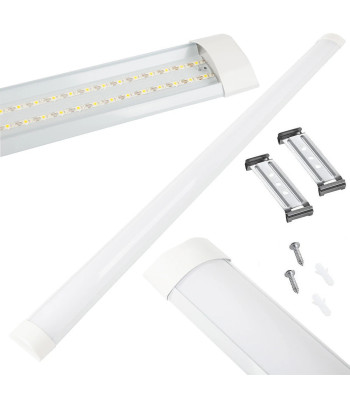 LED paviršinis linijinis šviestuvas, šalta šviesa, 28 W, 120 cm