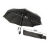 Automatinis sulankstomas skėtis, juodas, unisex, 53 cm, Ø 95 cm