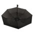 Automatinis sulankstomas skėtis, juodas, unisex, 53 cm, Ø 95 cm
