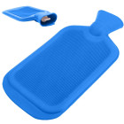 Guminis termoforas – karšto ir šalto vandens kompresas, mėlynas, 2000 ml (2 l), 34 × 19 cm