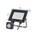 LED lauko prožektorius su judesio ir prieblandos jutikliais, 20 W, 6000 K, IP66