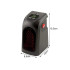 Mini elektrinis šildytuvas „Handy Heater“, 400 W, 15,5 × 8,5 × 10 cm