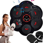 Boksinė treniruočių lenta su Bluetooth, muzika, USB-C ir bokso pirštinėmis, 37cm x 35cm