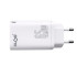 Greitojo įkrovimo tinklo įkroviklis su 3 jungtimis, 65 W, PD-71, 8 × 2,8 × 4,3 cm