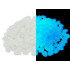 Fluorescenciniai dekoratyviniai akmenukai, 100 vnt., apie 2 cm