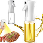 Aliejaus, alyvuogių aliejaus ir acto purkštuvas su dozatoriumi, stiklinis, 200 ml