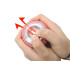 Gyroskopinis kamuoliukas – riešų ir rankų treniruoklis su LED, Powerball Gyro Ball, 7cm x 5,5cm