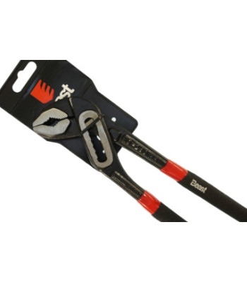 Reguliuojamos vamzdžių replės su grioveliais, CrV D/F, 250 mm
