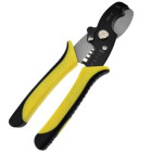 Laidų kirpimo ir izoliacijos nuėmimo replės CrV MAX CUT, 180MM, 1,3/1,6/2,0/2,6/3,3MM, maks. pjovimas 15MM