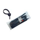 Juodi nailoniniai kabelių dirželiai, 50 vnt., 190 x 4,7 mm