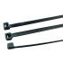 Juodi nailoniniai kabelių dirželiai, 50 vnt., 190 x 4,7 mm