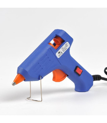 Karštų klijų pistoletas su įjungimo ir išjungimo jungikliu, 40 W, mėlynas, 11 mm