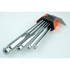 Ilgų šešiabriaunių raktų su rutuliniais antgaliais rinkinys, CV LONG 9X, 1.5–10 mm