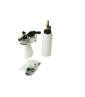 Vakuuminis stabdžių skysčio keitimo ir nuorinimo rinkinys, 0,75 l, 21–30, 24–32, 28–37 mm, 90–120 PSI