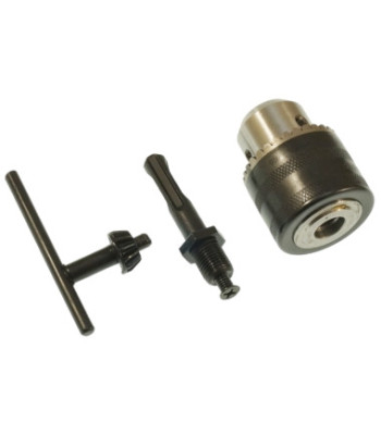 Gręžtuvo griebtuvas su rakteliu ir SDS adapteriu, 1/2'', 1.5–13MM, 3X
