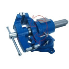 Pasukamas šaltkalvio spaustuvas su dvigubais žandikauliais, 100MM, 15.5KG, 2xSWIVEL