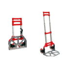 Sulankstomas rankinis transportavimo vežimėlis, 75 kg, 39x27x100 cm, ALU
