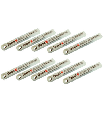 Keičiami segmentiniai peiliukai tapetų peiliui, juodi, PRECISION, SK-5, 9 mm, 10 komplektų (100 vnt.)